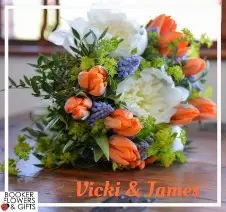 Bright Spring Wedding Flowers at Liverpool Cricket Club Bright Spring Wedding Flowers at Liverpool Cricket Club